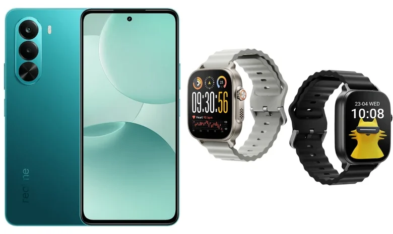 Realme P4x 5G sale India, Realme Watch 5 launch
