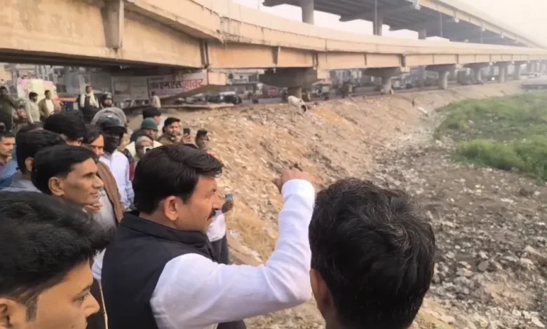 Manoj Tiwari inspection, Delhi Saharanpur Dehradun expressway,