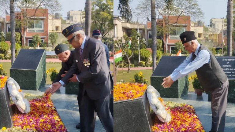 Noida Republic Day: शहीद स्मारक पर 77वां गणतंत्र दिवस, 45 वीर शहीदों को अर्पित की श्रद्धांजलि