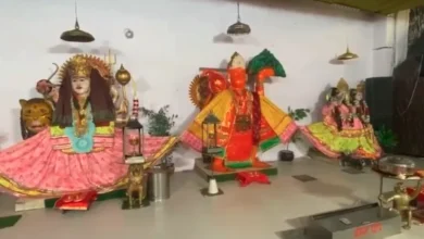 Faridabad temple theft, Hanuman mandir robbery, silver crown stolen