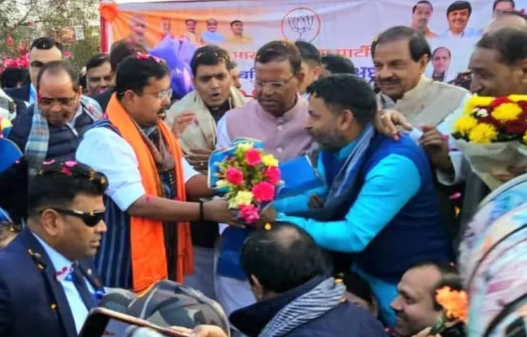 BJP National President: डीएनडी पर भाजपा राष्ट्रीय अध्यक्ष नितिन नबीन का भव्य स्वागत