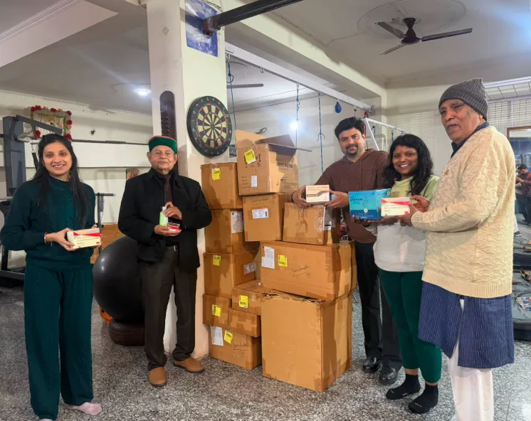 Noida: लोकमंच संचालक महेश सक्सेना का फर्स्टवन रिहैब फाउंडेशन दौरा, निशुल्क दवा बैंक को मिली बड़ी सहायता Noida Lokmanch Visit to FirstOne Rehab Foundation