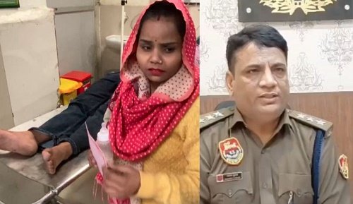 Faridabad police station incident, suicide attempt in police station