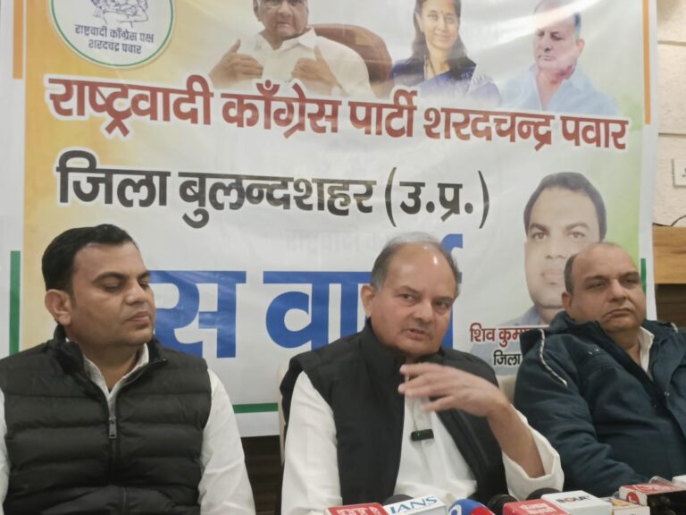 उत्तर प्रदेश : एनसीपी महासचिव केके शर्मा ने सरकार पर साधा निशाना