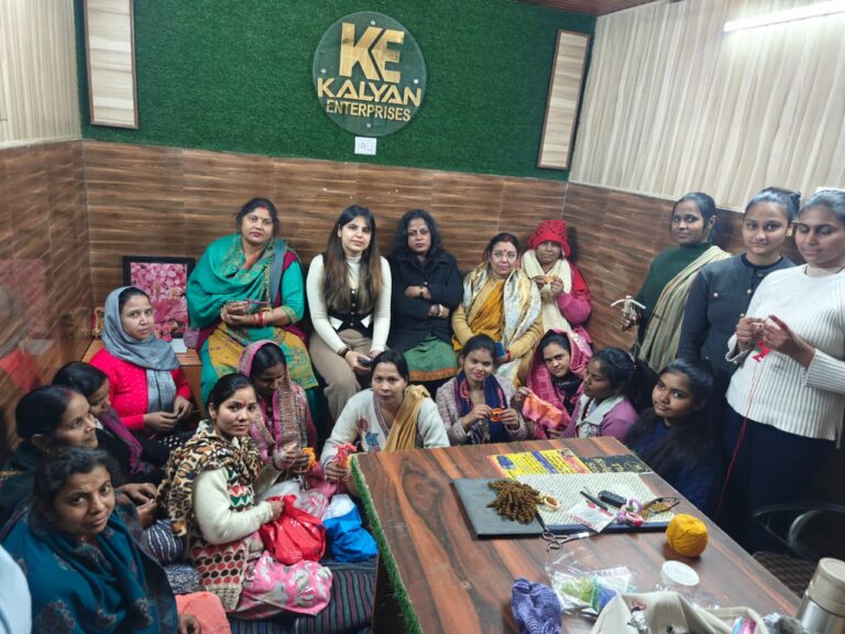 Noida: विद्या देवी स्कूल ऑफ क्रोशिया एवं निटिंग में सहायक आयुक्त उद्योग का निरीक्षण, महिलाओं के हुनर की हुई सराहना