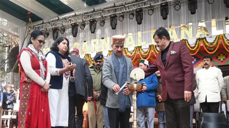 Manali Winter Carnival 2026: 250 करोड़ की लागत से बनेगा मनाली रिवर फ्रंट, विंटर कार्निवल-2026 का भव्य शुभारंभ