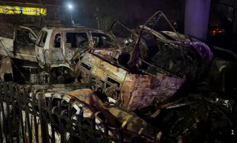 Shahdara fire news, Delhi MCD fire, Shahdara flyover fire,