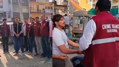 Faridabad police action, Crime branch traffic drive, Ballabhgarh