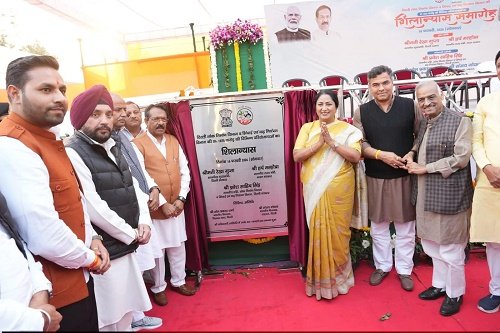 East Delhi development projects, CM Rekha Gupta foundation stone,
