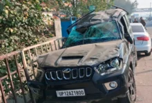 Delhi road accident, Ghazipur accident today, Scorpio crash Delhi,