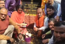 Ghonda road construction news, Ajay Mahawar shilanyas event