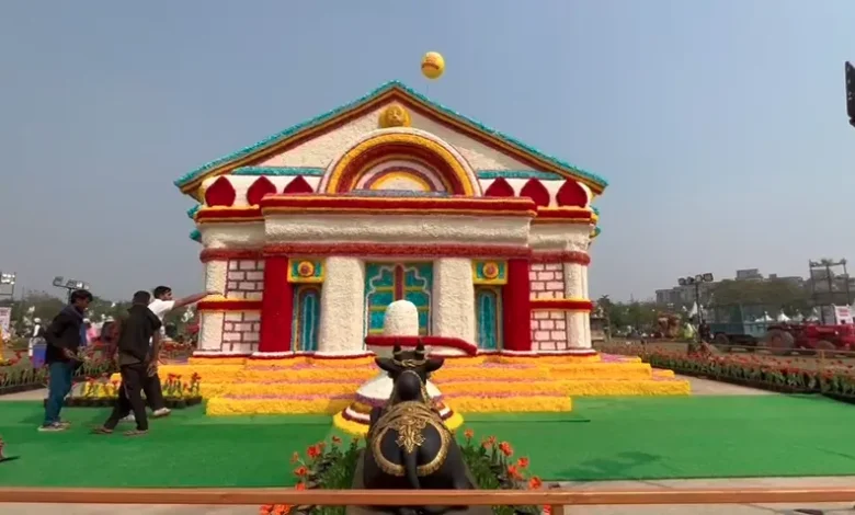 Noida Flower Show 2026, Kedarnath theme Noida, S
