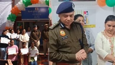 Delhi police YUVA centre inauguration, Khyaala police station skill centre,