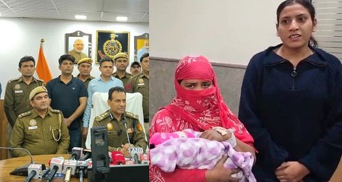 Delhi newborn kidnapping solved, Rohini police rescue baby,