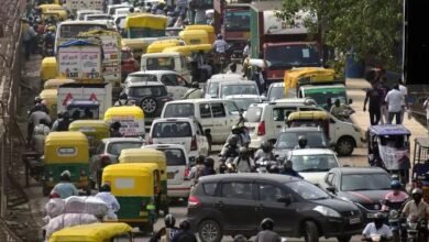 Pari Chowk traffic jam