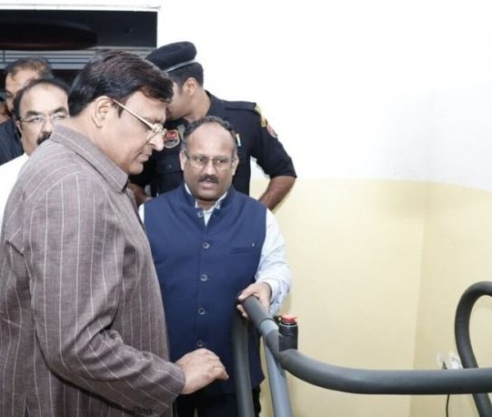 Faridabad heart center reopening, Haryana health news, Vipul Goyal inauguration