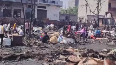 Delhi Rithala Fire News, Rithala Jhuggi Fire Accident, Delhi Slum Fire