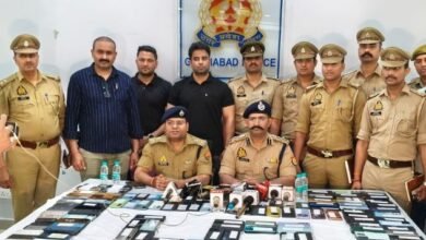 Ghaziabad mobile recovery, Ghaziabad police action, 555 mobile phones recovered