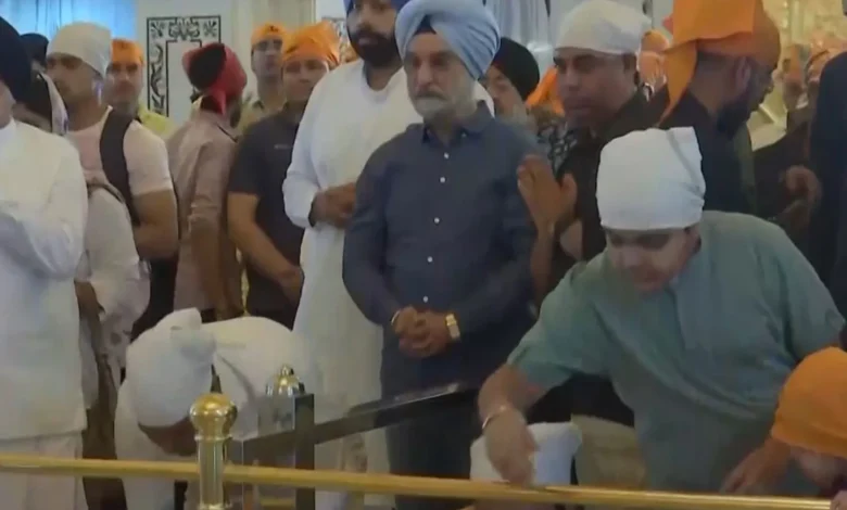 Delhi LG visit, Bangla Sahib Gurudwara, Taranjit Singh Sandhu,