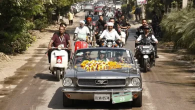 Faridabad vintage rally, Vipul Goyal flags off rally, heritage motoring club India event,