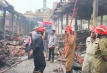 Nature Bazaar fire Delhi, Chhatarpur market fire, Delhi fire
