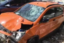 Delhi accident news, Shakarpur road accident, car bike