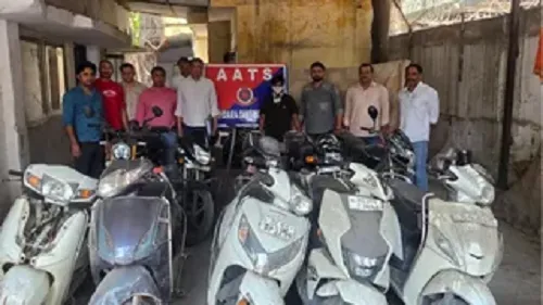 Shahdara vehicle theft arrest, 10 stolen two wheelers recovered,