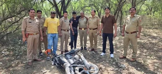 central noida police encounter, surajpur encounter news, 4 criminals