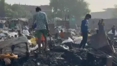 Delhi fire news, Ghazipur fire, slum fire Delhi,