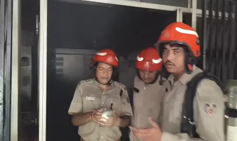 Delhi fire news, Laxmi Nagar fire incident, CGHS dispensary fire Delhi
