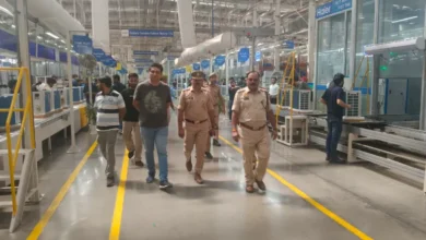 Greater Noida industrial safety, DCP Praveen Ranjan Singh inspection