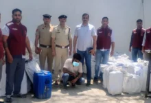 Faridabad police action, fake Harpic factory