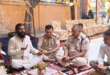 Hanuman Jayanti Delhi, Vivek Vihar police station, police havan event