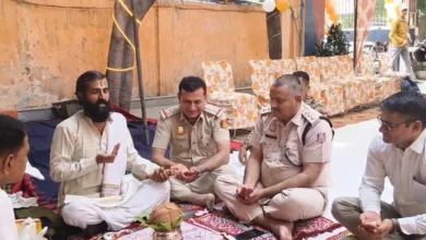 Hanuman Jayanti Delhi, Vivek Vihar police station, police havan event