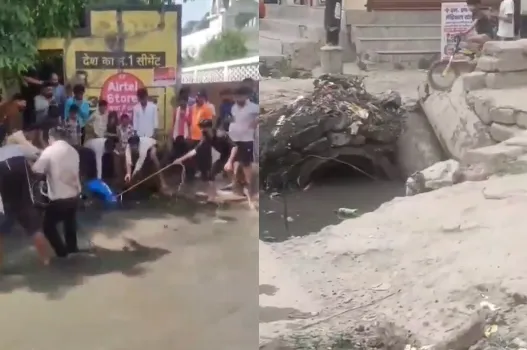 Greater Noida news, Surajpur accident, open drain incident