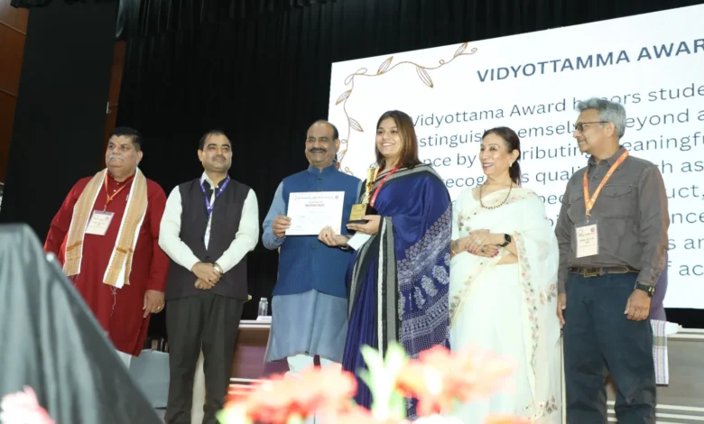 Om Birla speech, Maharaja Agrasen College fest