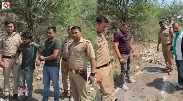 Greater Noida Double Murder ग्रेटर नोएडा में दो मजदूरों की हत्या करने वाला आरोपी पुलिस मुठभेड़ में गिरफ्तार
