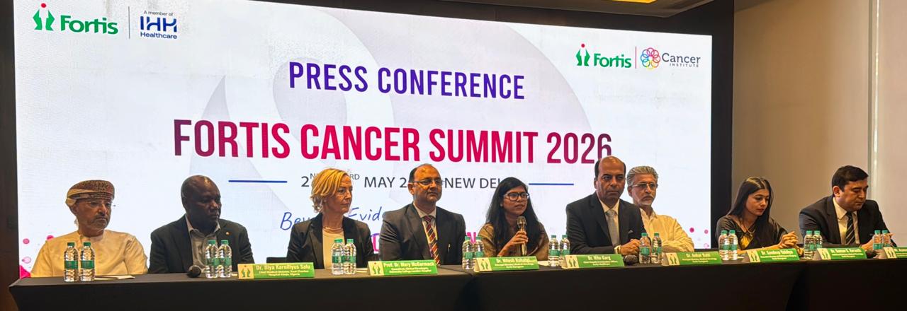 Fortis Cancer Summit 2026: दिल्ली बना ‘ग्लोबल ओंकोलॉजी विलेज’, कैंसर इलाज की नई दिशा तय Fortis Cancer Summit 2026: दिल्ली बना ‘ग्लोबल ओंकोलॉजी विलेज’, कैंसर इलाज की नई दिशा तय