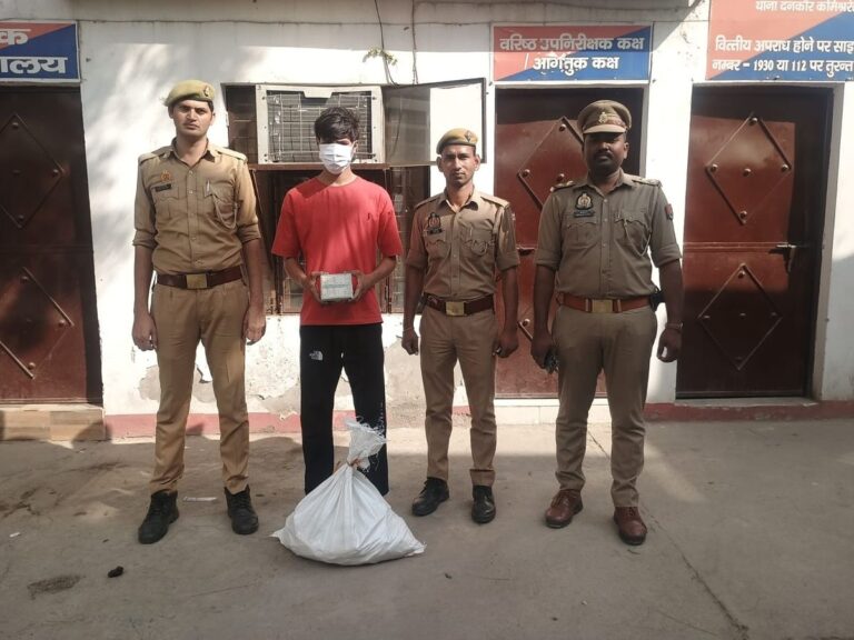 Greater Noida crime: ग्रेटर नोएडा में अवैध शराब तस्कर गिरफ्तार, 22 लीटर शराब बरामद