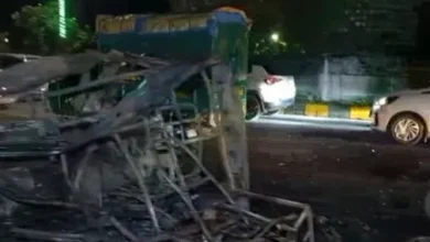 Delhi ambulance fire, oxygen cylinder blast Delhi, Moti Bagh