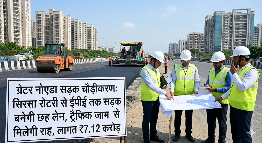 Greater Noida Road Widening: सिरसा रोटरी से ईपीई तक सड़क बनेगी छह लेन, ट्रैफिक जाम से मिलेगी राहत Greater Noida Road Widening: सिरसा रोटरी से ईपीई तक सड़क बनेगी छह लेन, ट्रैफिक जाम से मिलेगी राहत