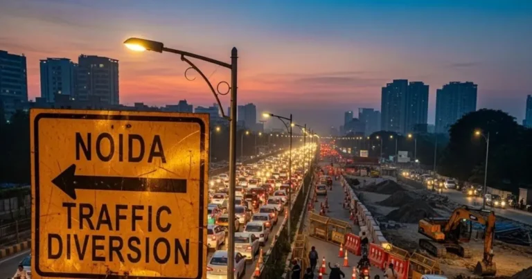 Noida Traffic Diversion: डीएससी रोड पर CRPF कैंप के सामने 40 दिनों तक रहेगा डायवर्जन