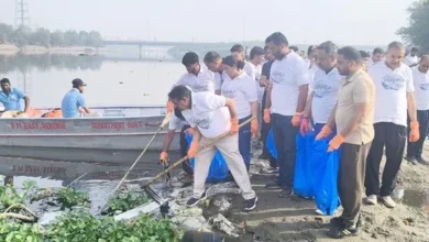 Yamuna Cleaning Drive, Harsh Malhotra, Yamuna River News