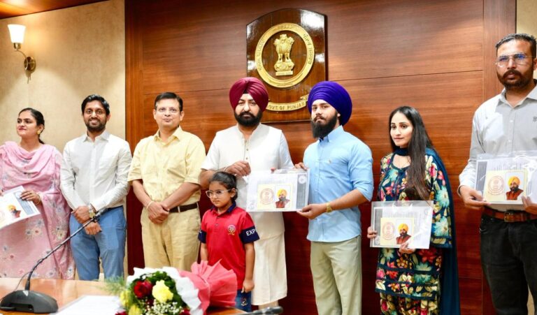 Punjab : हरदीप सिंह मुंडियां ने 48 ज़िला सिस्टम मैनेजरों और सहायक सिस्टम मैनेजरों को नियुक्ति पत्र सौंपे