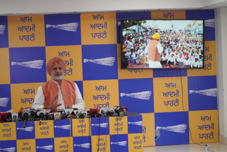 Punjab : अकाली दल की फर्जी वीडियो मुहिम ने उनकी घबराहट को किया उजागर, उनके पास पंजाब के मुख्यमंत्री को निशाना बनाने के अलावा कोई मुद्दा नहीं बचा- बलतेज पन्नू