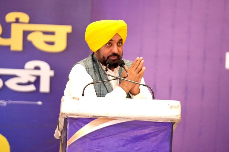 Punjab : गांवों का सर्वांगीण विकास ही पंजाब को देशभर में नंबर एक राज्य बनाएगा- मुख्यमंत्री भगवंत सिंह मान