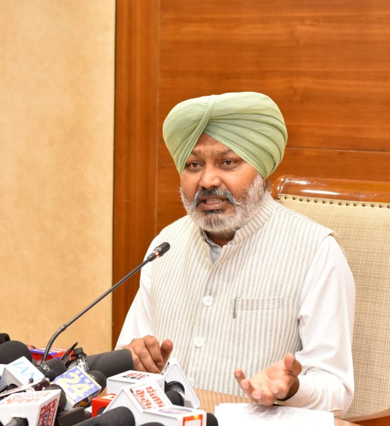 Punjab : पंजाब सरकार श्री अकाल तख्त साहिब द्वारा प्रस्तावित संशोधनों की समीक्षा करेगी और सकारात्मक निर्णय लेगी- हरपाल सिंह चीमा