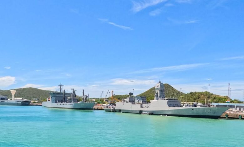 Navy, Indian Navy, Thailand, Sattahip Port, INS Udaygiri,