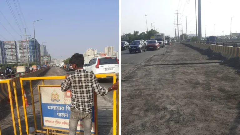 हिंडन पुल पर सड़क मरम्मत का काम मंगलवार से शुरू, डेढ़ माह तक एक-एक लेन पर होगा कार्य