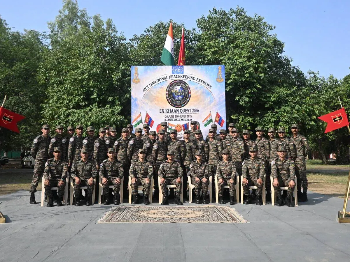 India Army Multinational Exercise Mongolia Khan Quest 2026: 18 देशों के साथ दिखाया युद्धक कौशल India Army Multinational Exercise Mongolia Khan Quest 2026: 18 देशों के साथ दिखाया युद्धक कौशल